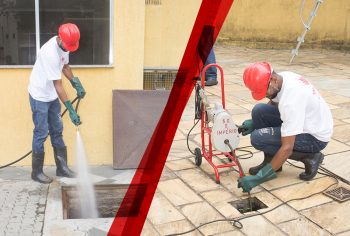 Desentupimento com Hidrojateamento