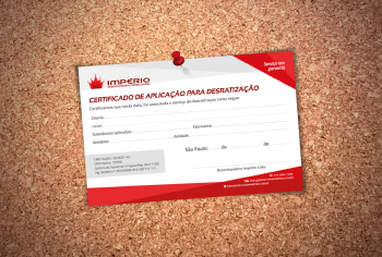 certificado de garantia e qualidade