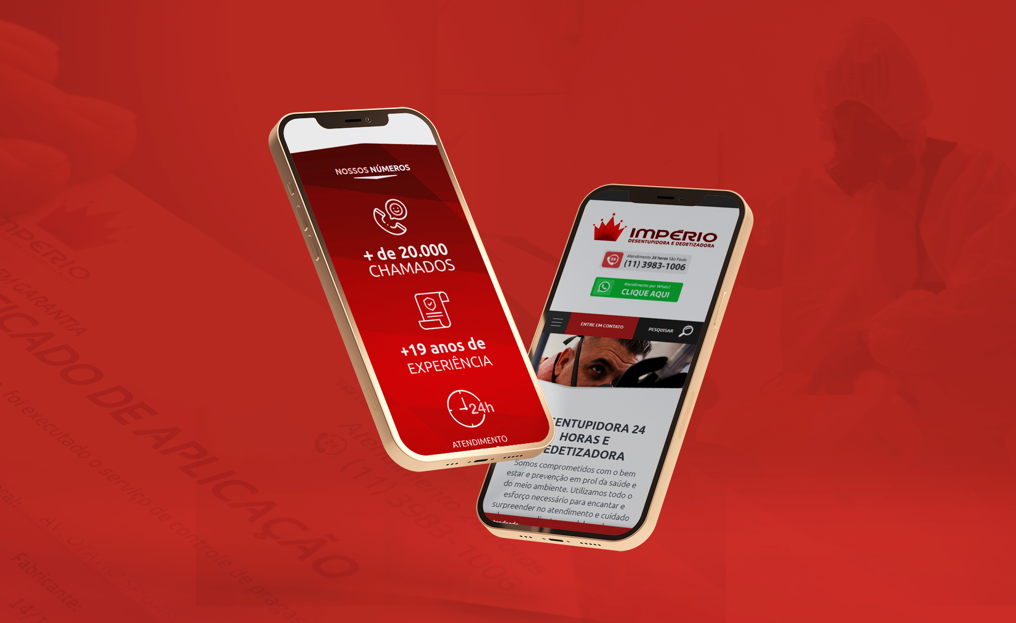 Novo site Desentupidora e Dedetizadora Império