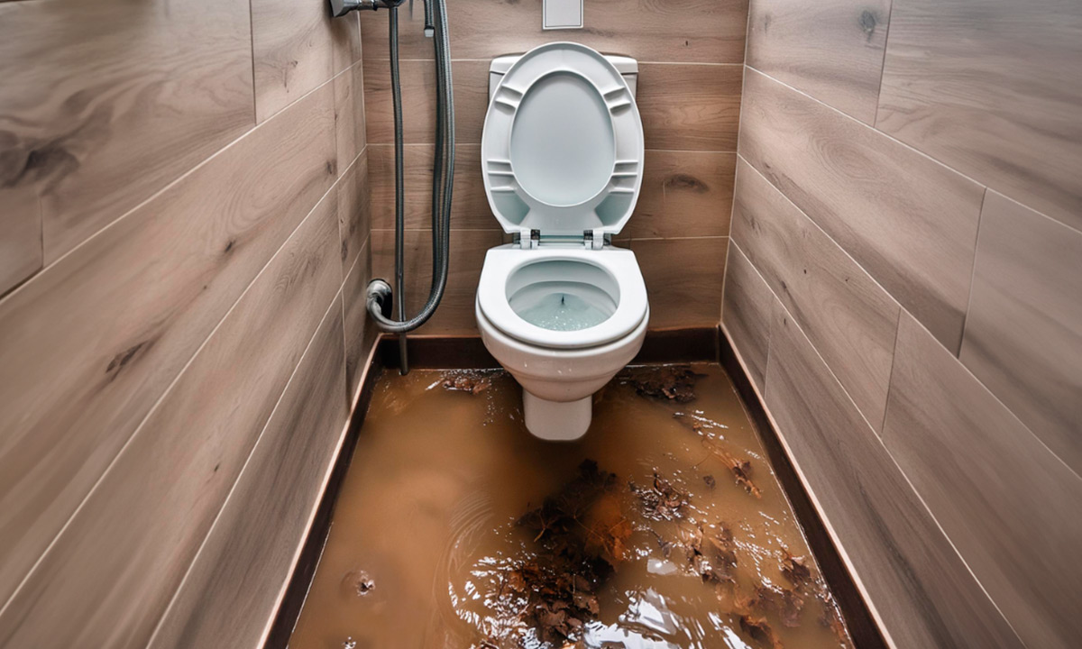Como desentupir banheiro cheio de água?