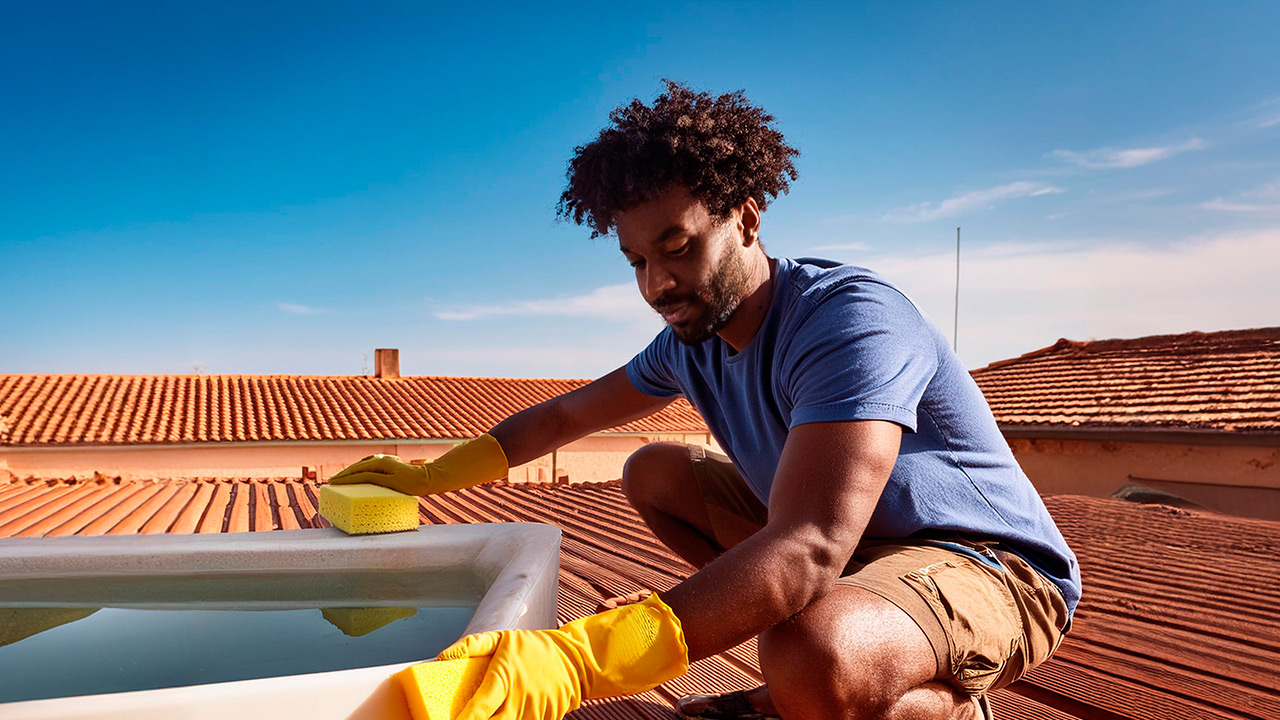 Como lavar a caixa d'água?