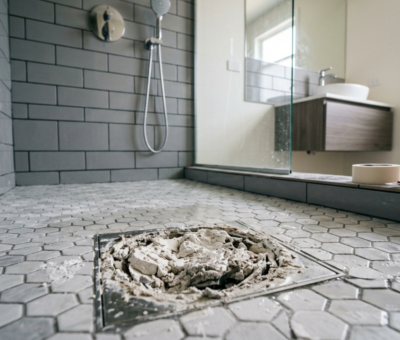 Desentupimento de Tubulação Pós-Obra: Como Remover Restos de Cimento, Gesso e Massa