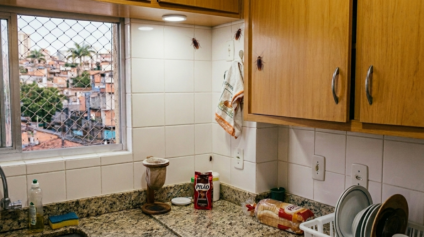 Baratas no Apartamento