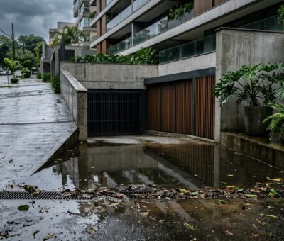 Garagem Inundando após Chuvas Como Resolver o Entupimento do Ralo da Rampa