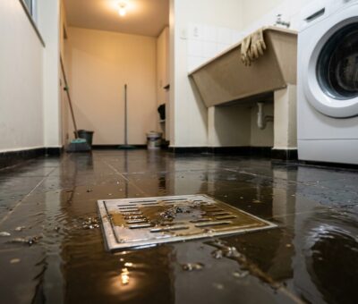 Apartamento Térreo com Esgoto Voltando pelo Ralo